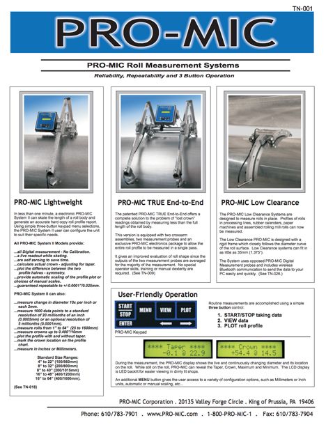 Technical Note TN-001 PDF literature thumbnail